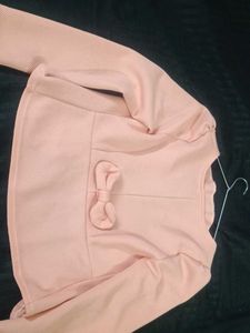 Vintage Pink Button-Up Jacket