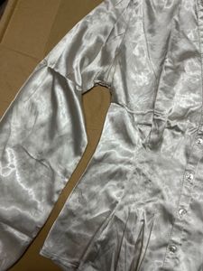 Vintage Corset Satin Shirt