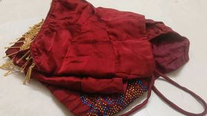 Excellent stone work saree with blouse