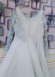 Elegant Lace Sleeve Gown