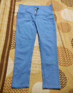 Women Skinny Light Blue Jeans
