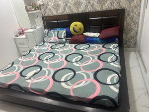 Queen Size Bed with Headboard
