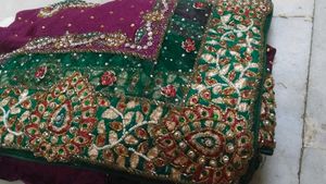 Very Heavy Work Saree