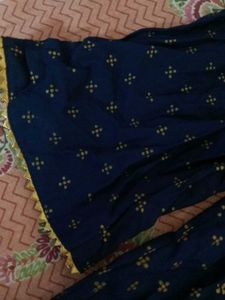 Straight Navy blue Kurti