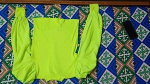 Neon Green Long Sleeve Top