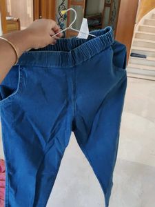 Comfy Blue Denim Pants