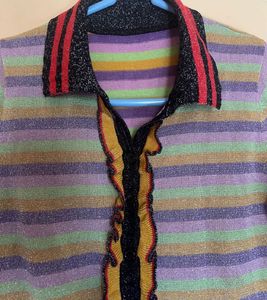 MULTICOLOR SHIMMER TOP