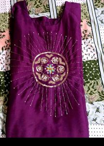 💕Beautiful Purple Designer Ladies Kurti💕