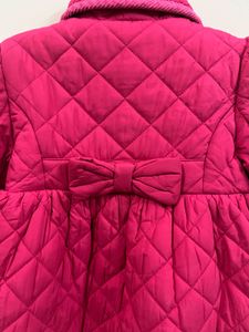 Ralph Lauren Girls Pink Quilted Barn Jacket