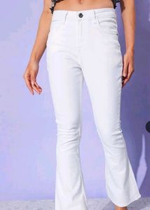 White Flared Jeans