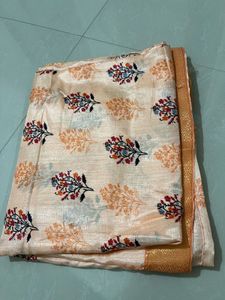 New Orange Saree