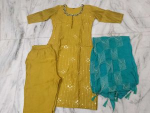 Partywear Kurti Set🎆