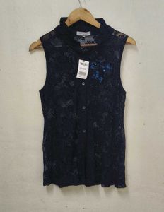 Trendy New Lace Sleeveless Top