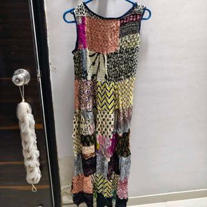 Multi Colour Gown - Casual Wear