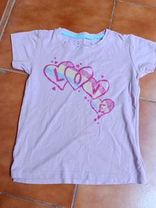 Cute Girls 'Love' Tee 6 years old