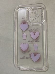 iPhone 14 Pro Max Milk Tea Heart Case