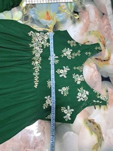 Green Party Gown