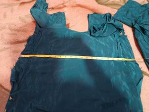 Teal Embroidered Kurta Set