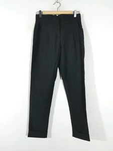 Black Slim Fit Formal Pant  (Women's)