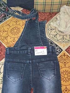 Girl&#39;s Denim Overalls