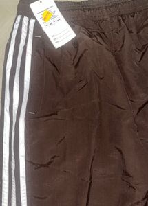 Track Pants With White Stripes
