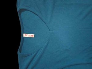 Teal Green V Neck Top