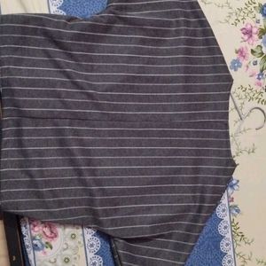 Striped Gray Top