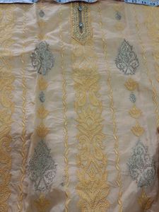 Elegant Yellow Kurta Set For Haldi