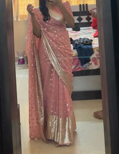 Elegant Pink Saree