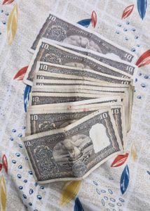 10 Rs Old Notes 50 Pcs
