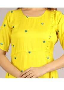 Yellow Anarkali Kurta