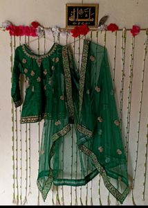 Cancan Heavy Bridal Lehanga For Wedding