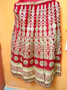 Red Bridal Lehanga Full Set- Heavy Work