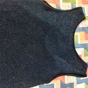 Sparkly Black Mini Dress