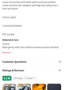 Roadster Navy Blue High-Top Sneakers