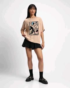 WMFFSHO Women Printed T-Shirts (L)