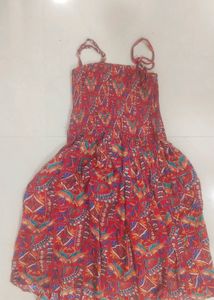 Red Paisley Sundress