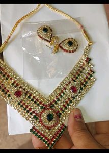 Jewellery Set necklace for festival diwali