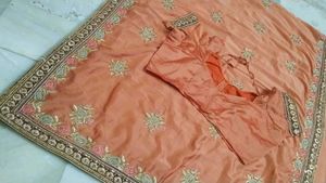 Beautiful Saree💗 With Blouse Designs
