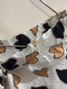 Heart Print Casual Shorts