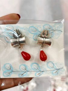 Bohemian Silver Dangle Earrings