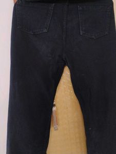 Black Straight Leg Jeans