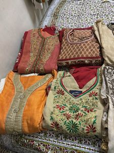 Set of 8 Indian Salwar Kameez