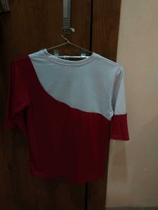 Stylish Two-Tone T-Shirt