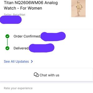 Titan Raga-Elegant Rose Gold Beaded Watch