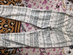 Cozy Fur Patterned Lounge Pants 32 waist