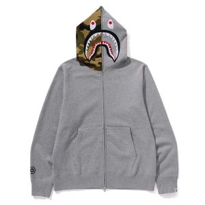 BAPE Shark OG Full ZipHoodie Grey size S