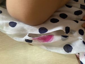 Vintage Polka Dot &amp; Floral Dress