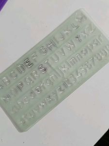 Letter Tracing Stencils For Elegant Alphabets