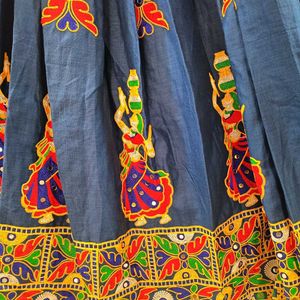Navratri Blue Chaniya Choli